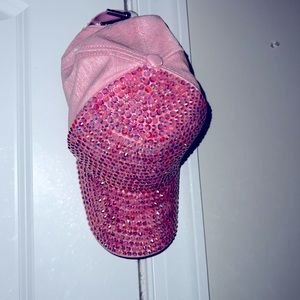 Bling pink hat